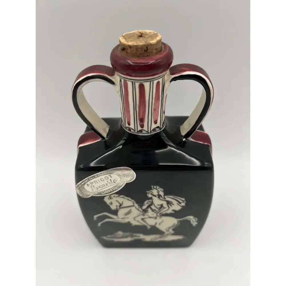 Hulse Import Apricot Luxardo Liqueur Liquor Bottle EMPTY Melee Combat Italy